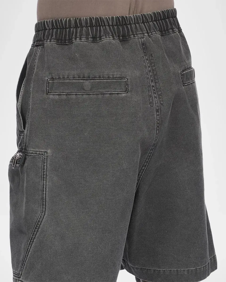 Rick Owens Bauhaus Denim Track Shorts | Thumbnail 5 Rick Owens Bauhaus Denim Track Shorts | Thumbnail 5