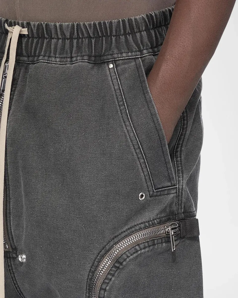 Rick Owens Bauhaus Denim Track Shorts | Thumbnail 7 Rick Owens Bauhaus Denim Track Shorts | Thumbnail 7