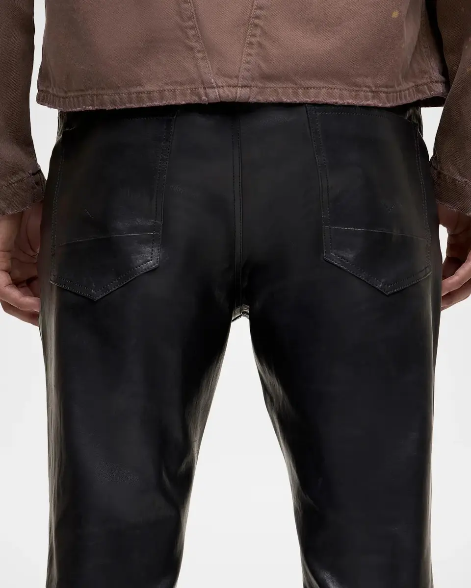 Hudson Walker Leather Kick Flare Jeans | Thumbnail 5 Hudson Walker Leather Kick Flare Jeans | Thumbnail 5