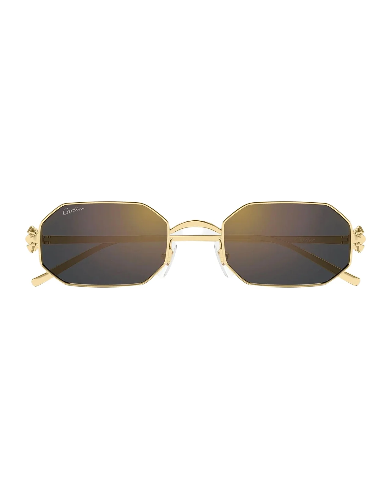 Clash de 53MM Platinum-Plated Geometric Sunglasses Clash de 53MM Platinum-Plated Geometric Sunglasses