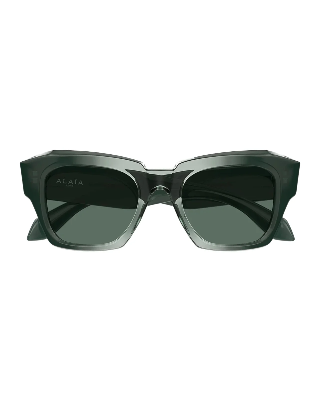 ALAÏA Melted 50MM Geometric Square Sunglasses