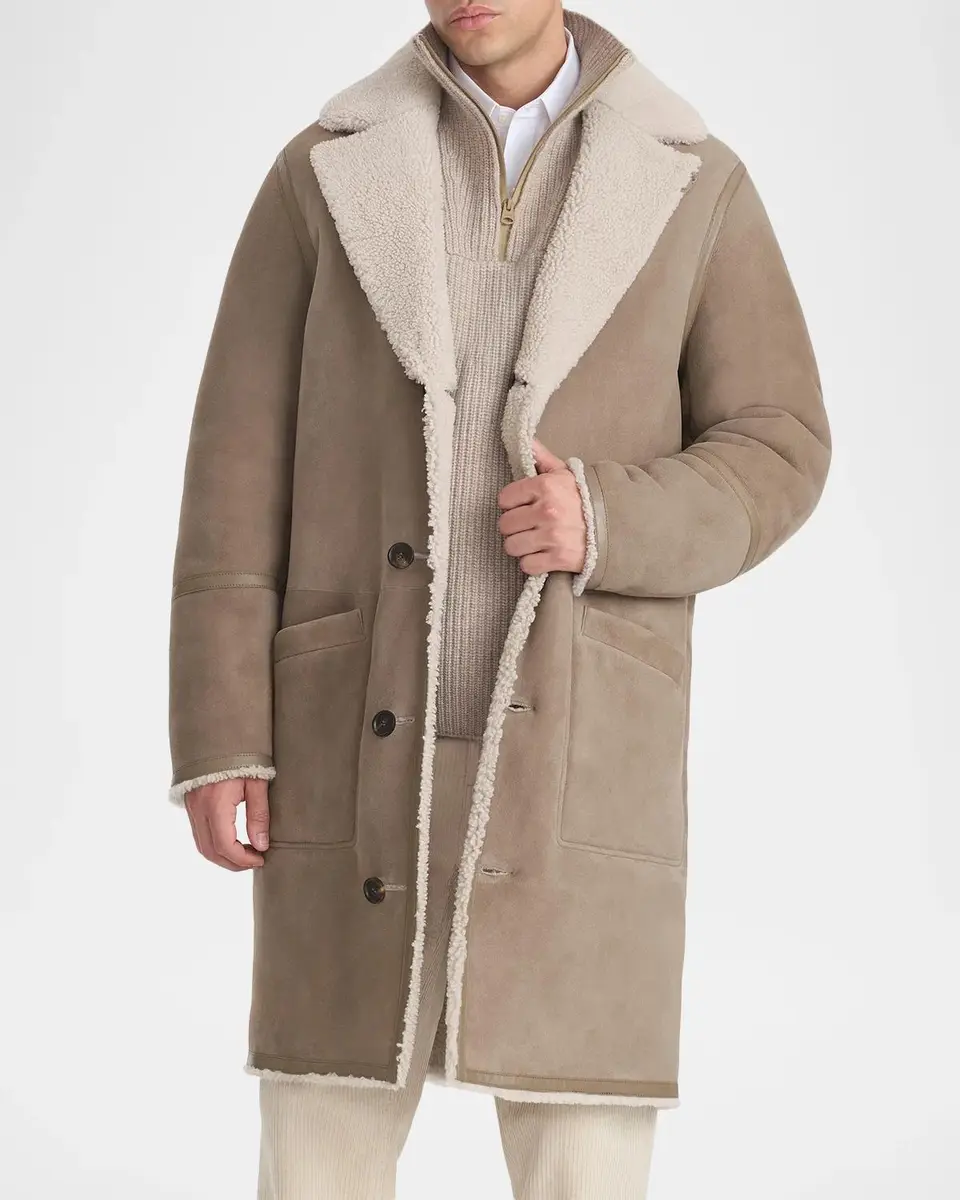 Mackage Men's Clyde Reversible Shearling Jacket | Thumbnail 4 Mackage Men's Clyde Reversible Shearling Jacket | Thumbnail 4