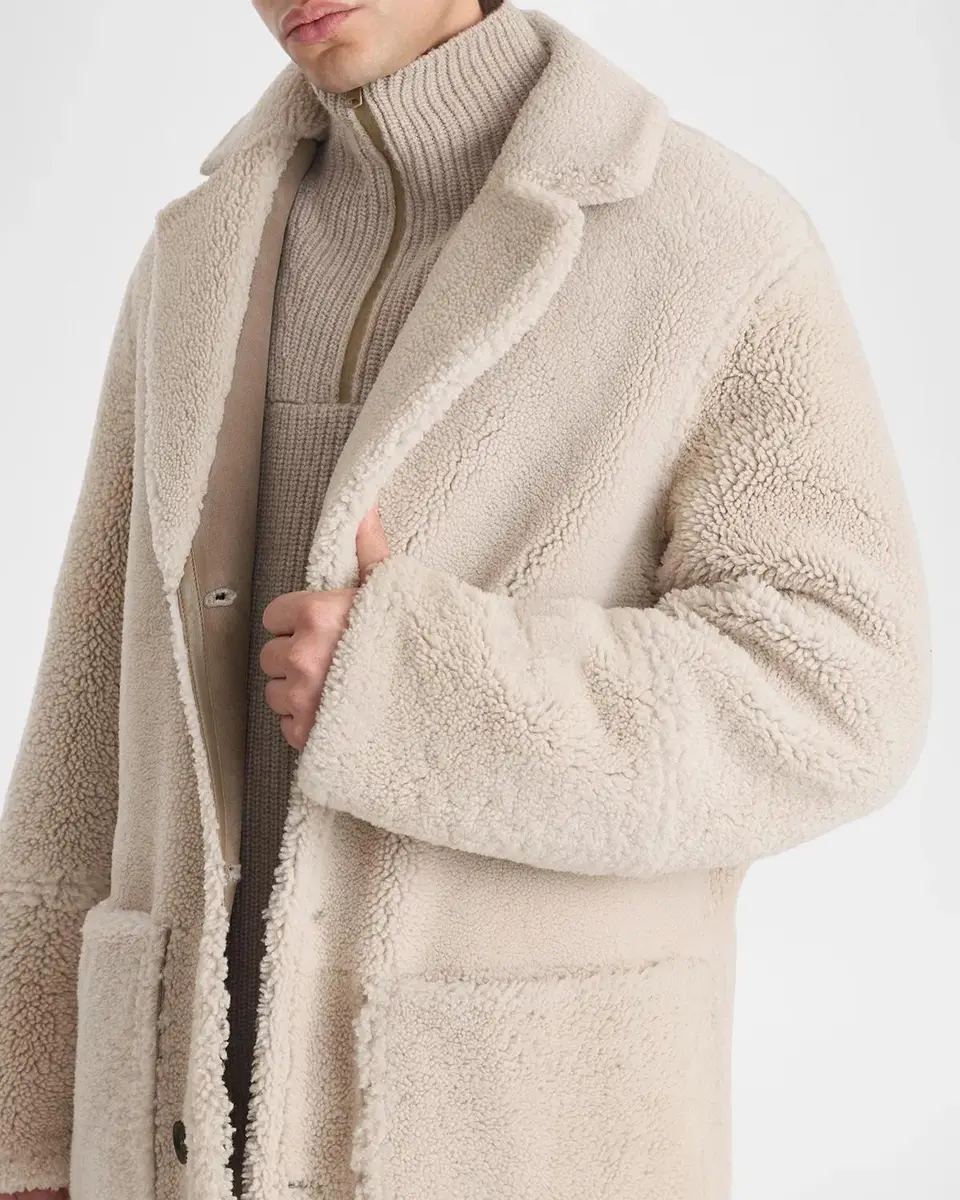 Mackage Men's Clyde Reversible Shearling Jacket | Thumbnail 8 Mackage Men's Clyde Reversible Shearling Jacket | Thumbnail 8