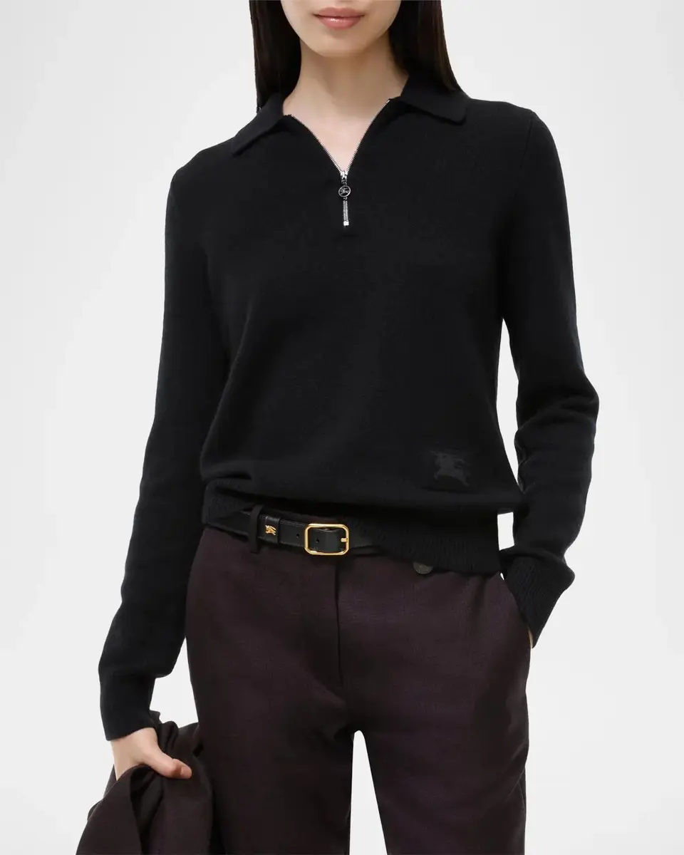 Burberry Cait Cashmere Quarter-Zip Sweater | Thumbnail 2 Burberry Cait Cashmere Quarter-Zip Sweater | Thumbnail 2