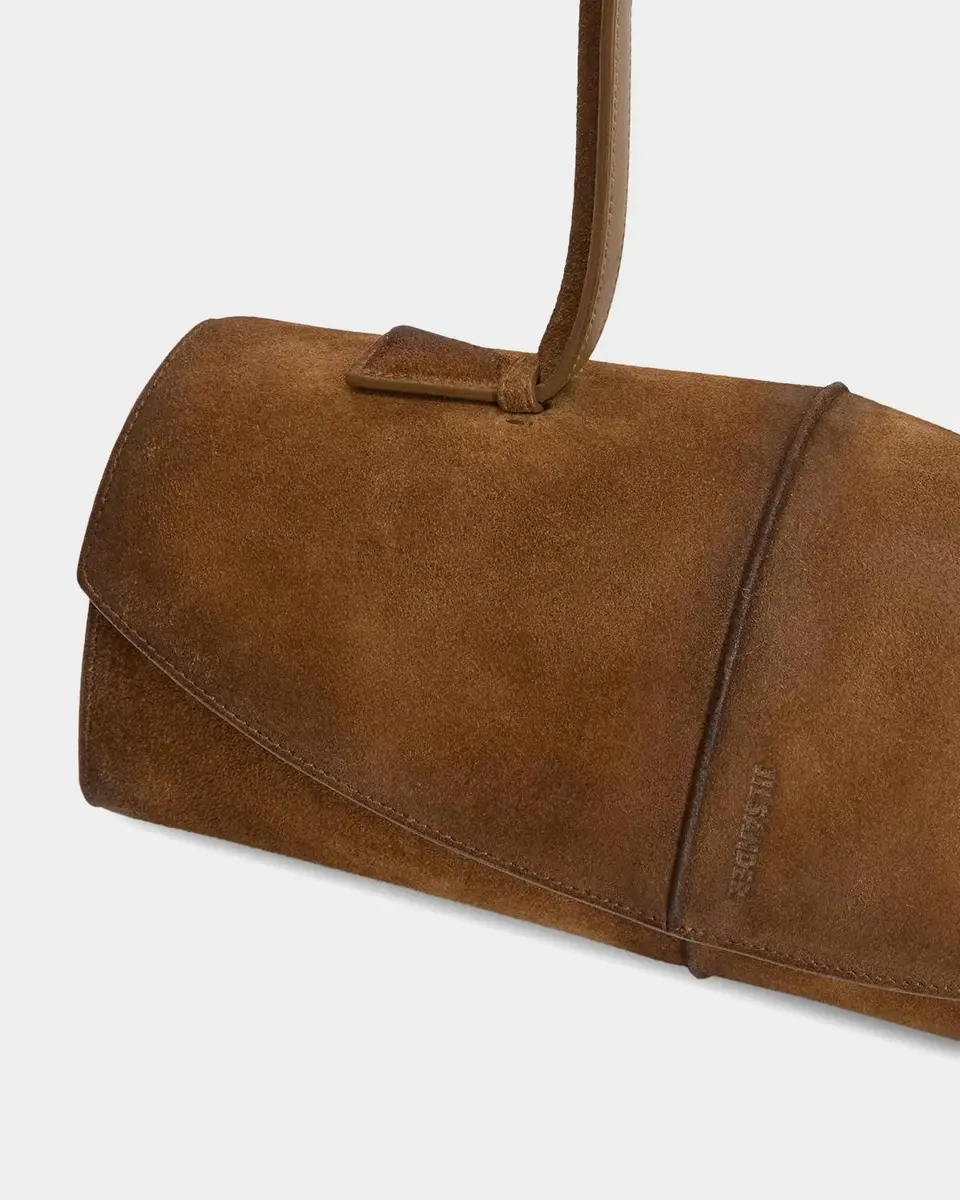 Jil Sander Linea Suede Shoulder Bag | Thumbnail 3 Jil Sander Linea Suede Shoulder Bag | Thumbnail 3
