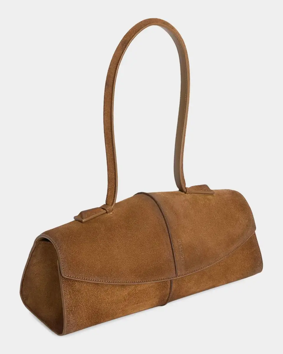 Jil Sander Linea Suede Shoulder Bag | Thumbnail 4 Jil Sander Linea Suede Shoulder Bag | Thumbnail 4