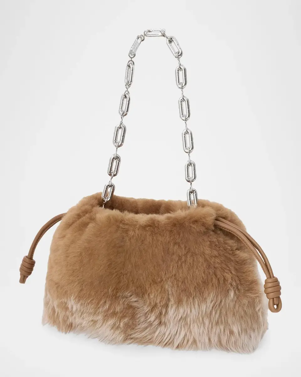 Loewe Flamenco Shearling Clutch Bag | Thumbnail 2 Loewe Flamenco Shearling Clutch Bag | Thumbnail 2