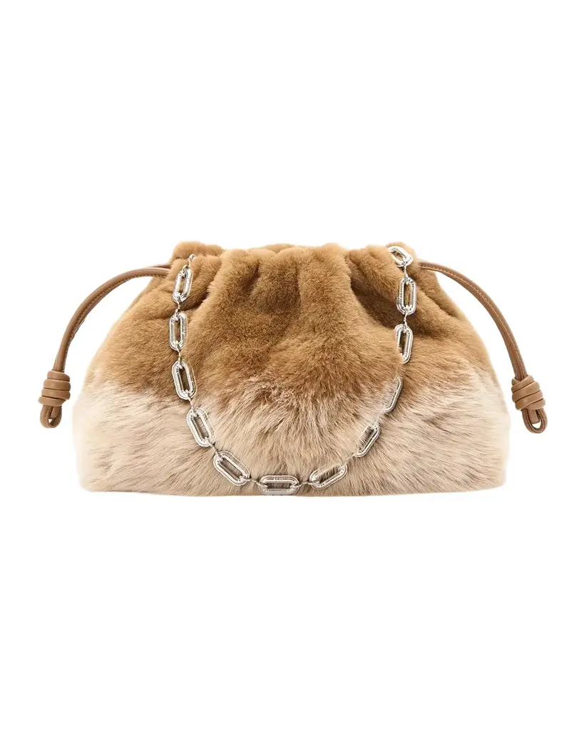Flamenco Shearling Clutch Bag Flamenco Shearling Clutch Bag