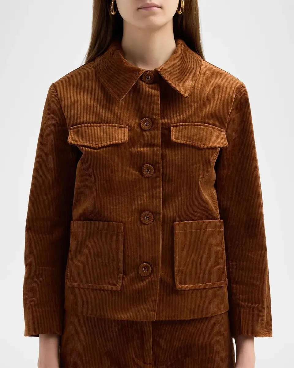 Ganni The Corduroy Blazer | Thumbnail 3 Ganni The Corduroy Blazer | Thumbnail 3