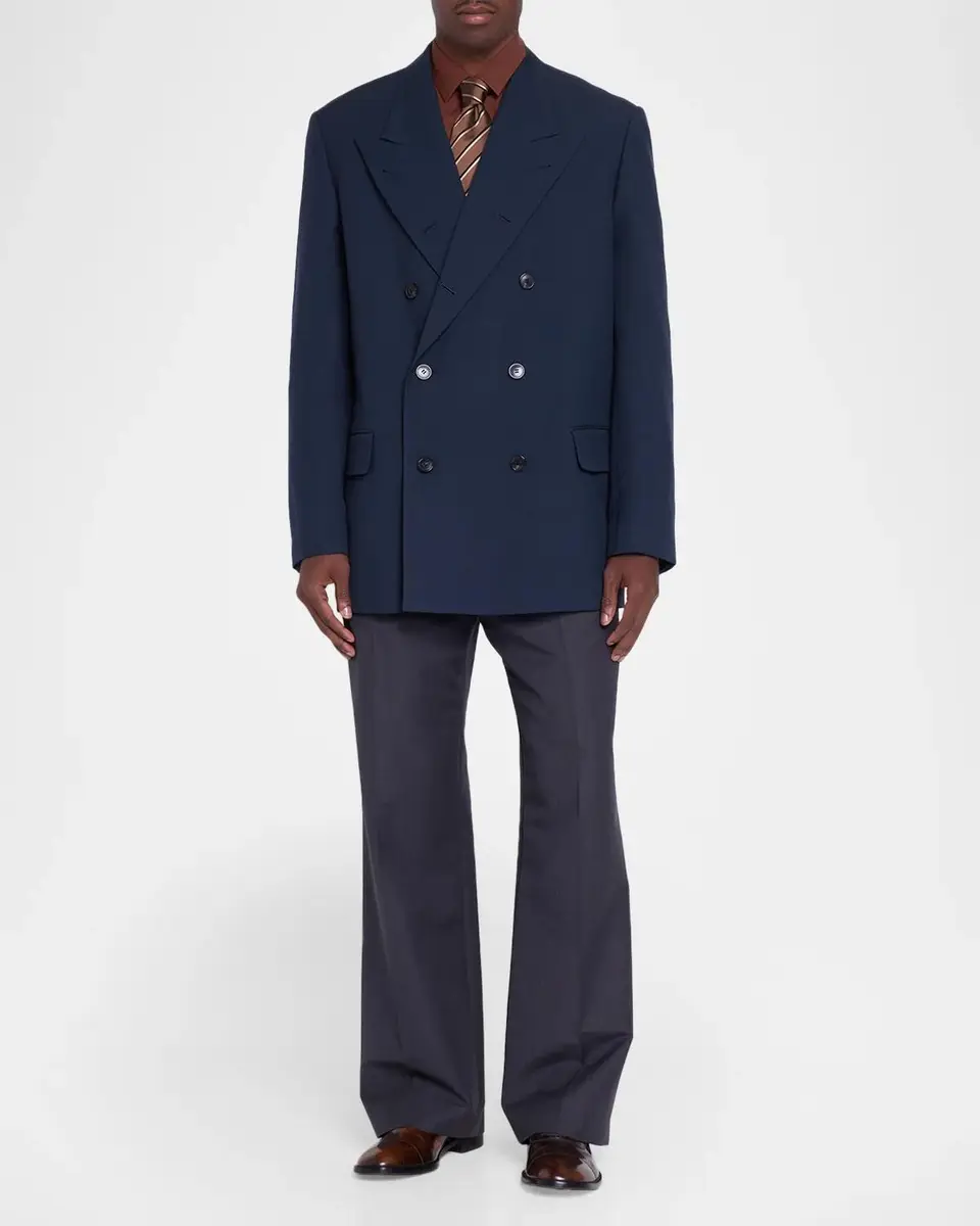 Dries Van Noten Men's Serge Twill Blazer | Thumbnail 2 Dries Van Noten Men's Serge Twill Blazer | Thumbnail 2