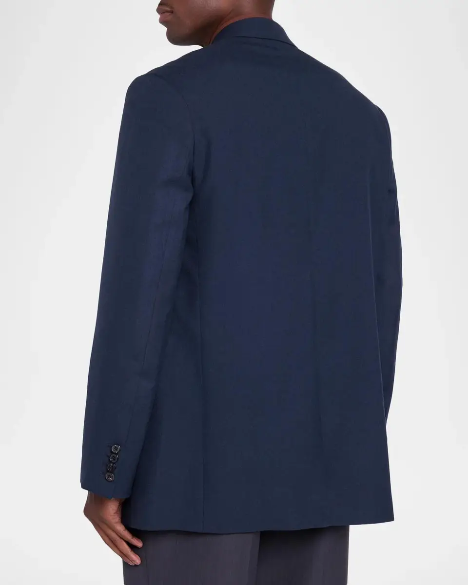 Dries Van Noten Men's Serge Twill Blazer | Thumbnail 3 Dries Van Noten Men's Serge Twill Blazer | Thumbnail 3