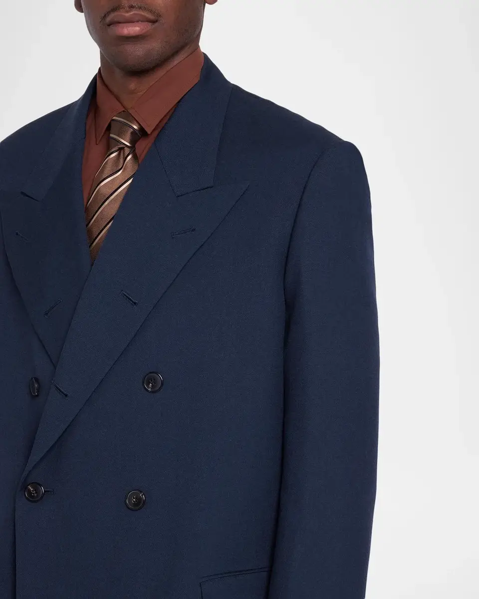 Dries Van Noten Men's Serge Twill Blazer | Thumbnail 5 Dries Van Noten Men's Serge Twill Blazer | Thumbnail 5