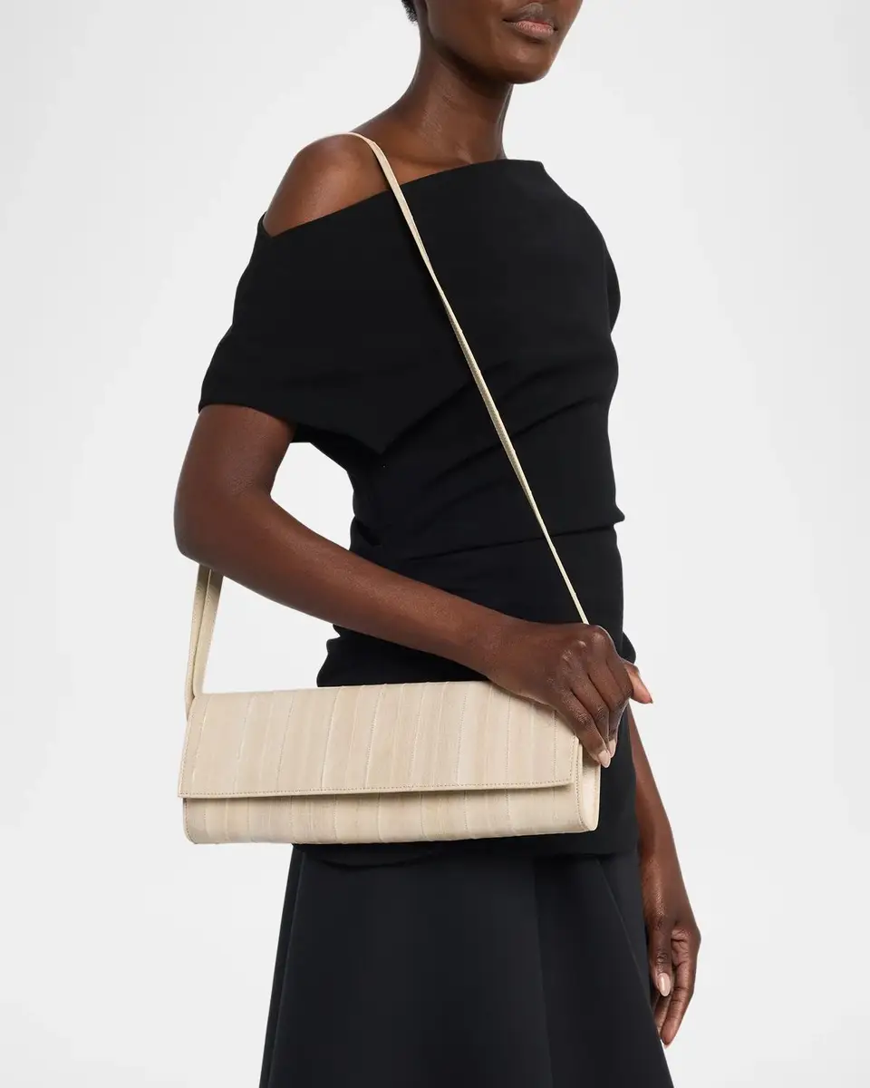 Proenza Schouler Hex Eel Leather Clutch Bag | Thumbnail 2