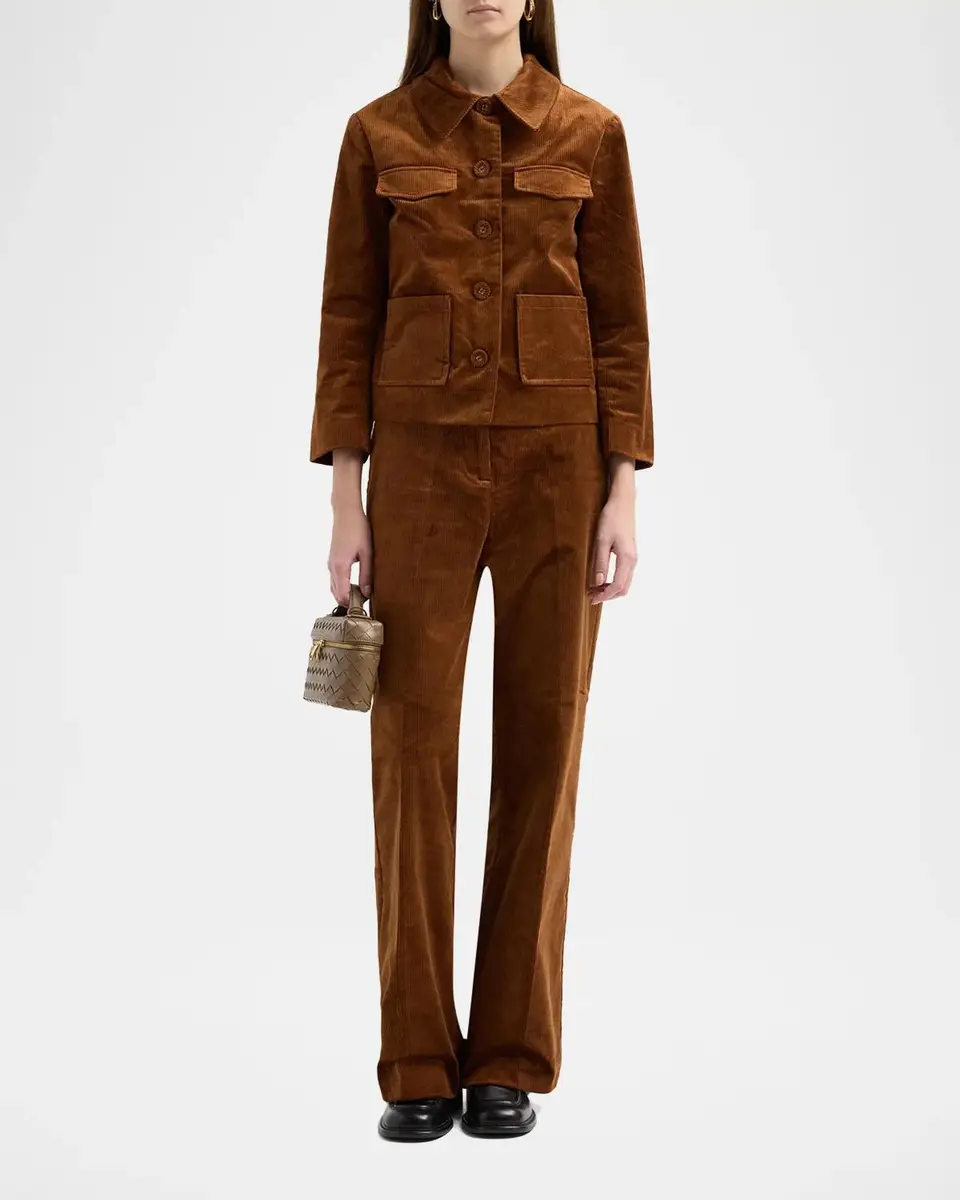 Ganni Corduroy Low Crotch Pants | Thumbnail 2 Ganni Corduroy Low Crotch Pants | Thumbnail 2