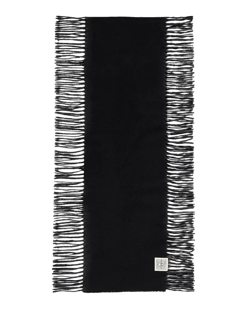 Cashmere Fringed Scarf Cashmere Fringed Scarf