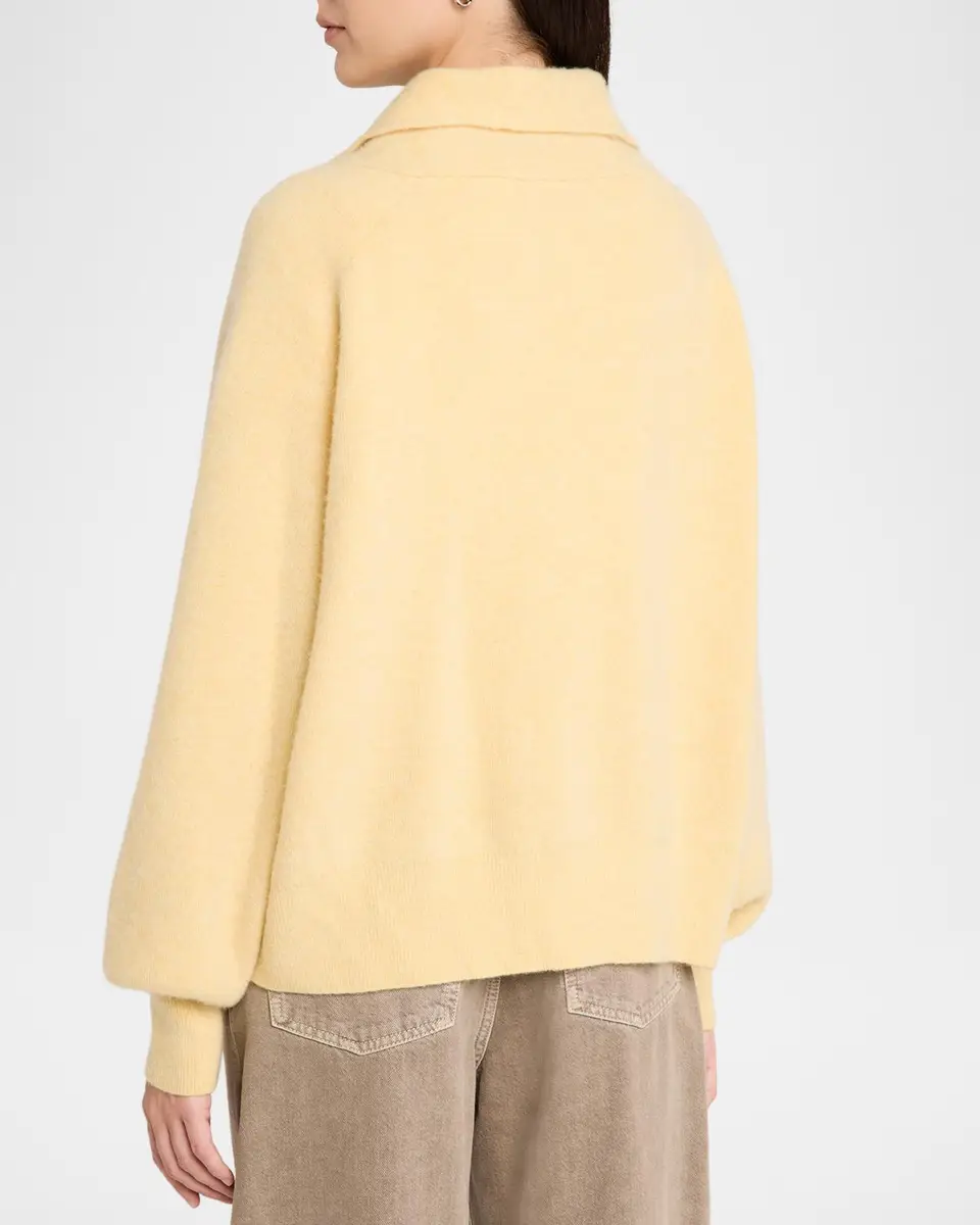 Guest In Residence Felted Wool-Cashmere Zip Jacket | Thumbnail 3 Guest In Residence Felted Wool-Cashmere Zip Jacket | Thumbnail 3