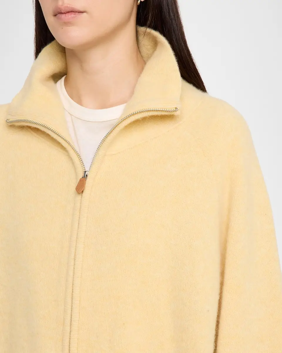 Guest In Residence Felted Wool-Cashmere Zip Jacket | Thumbnail 5 Guest In Residence Felted Wool-Cashmere Zip Jacket | Thumbnail 5