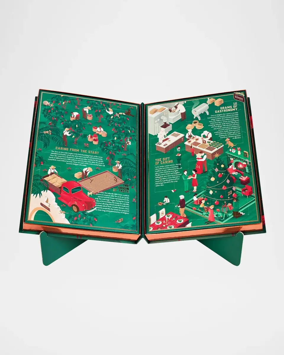 Neuhaus Chocolate "The Origin of Chocolate" Book Advent Calendar | Thumbnail 2