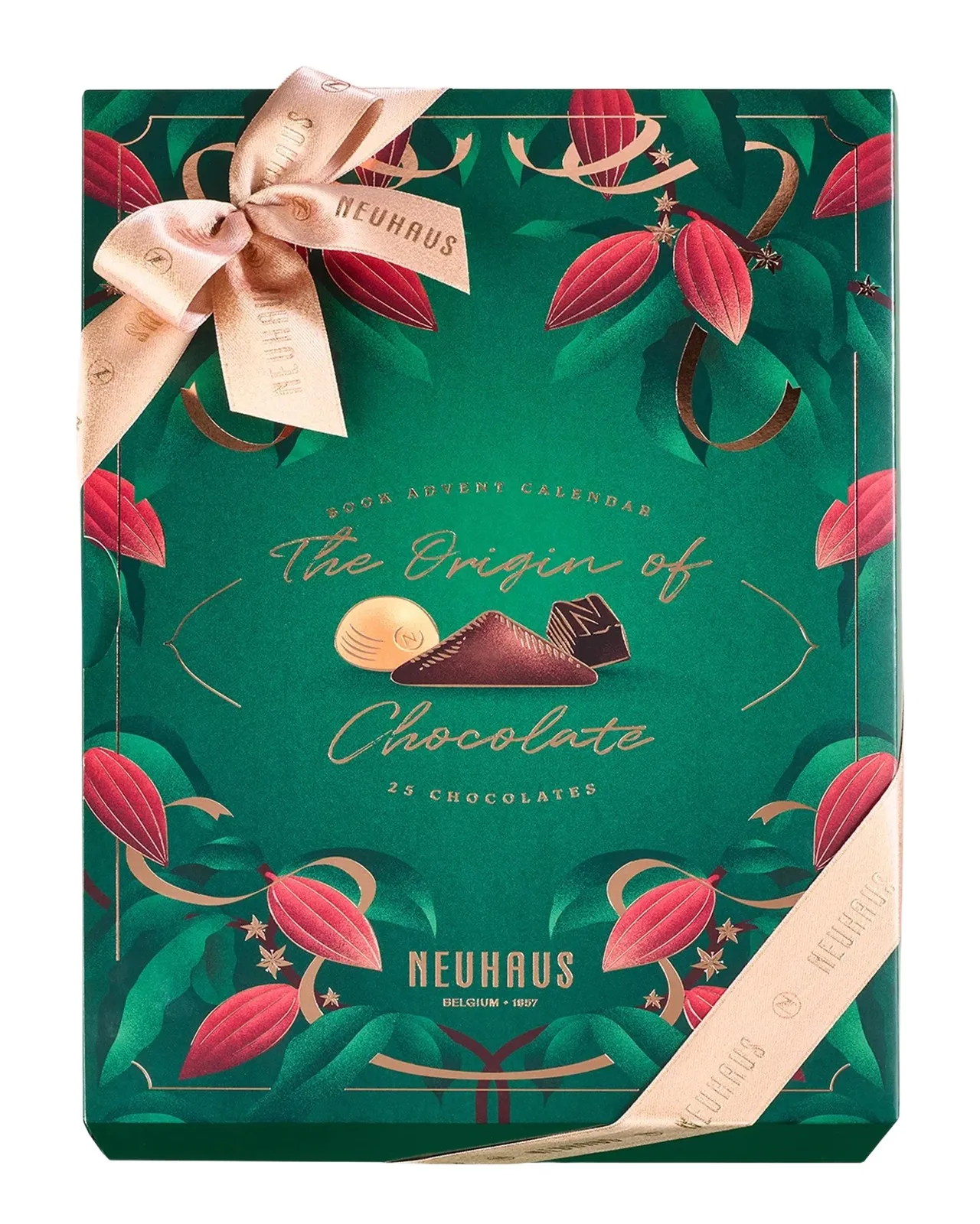 Neuhaus Chocolate "The Origin of Chocolate" Book Advent Calendar