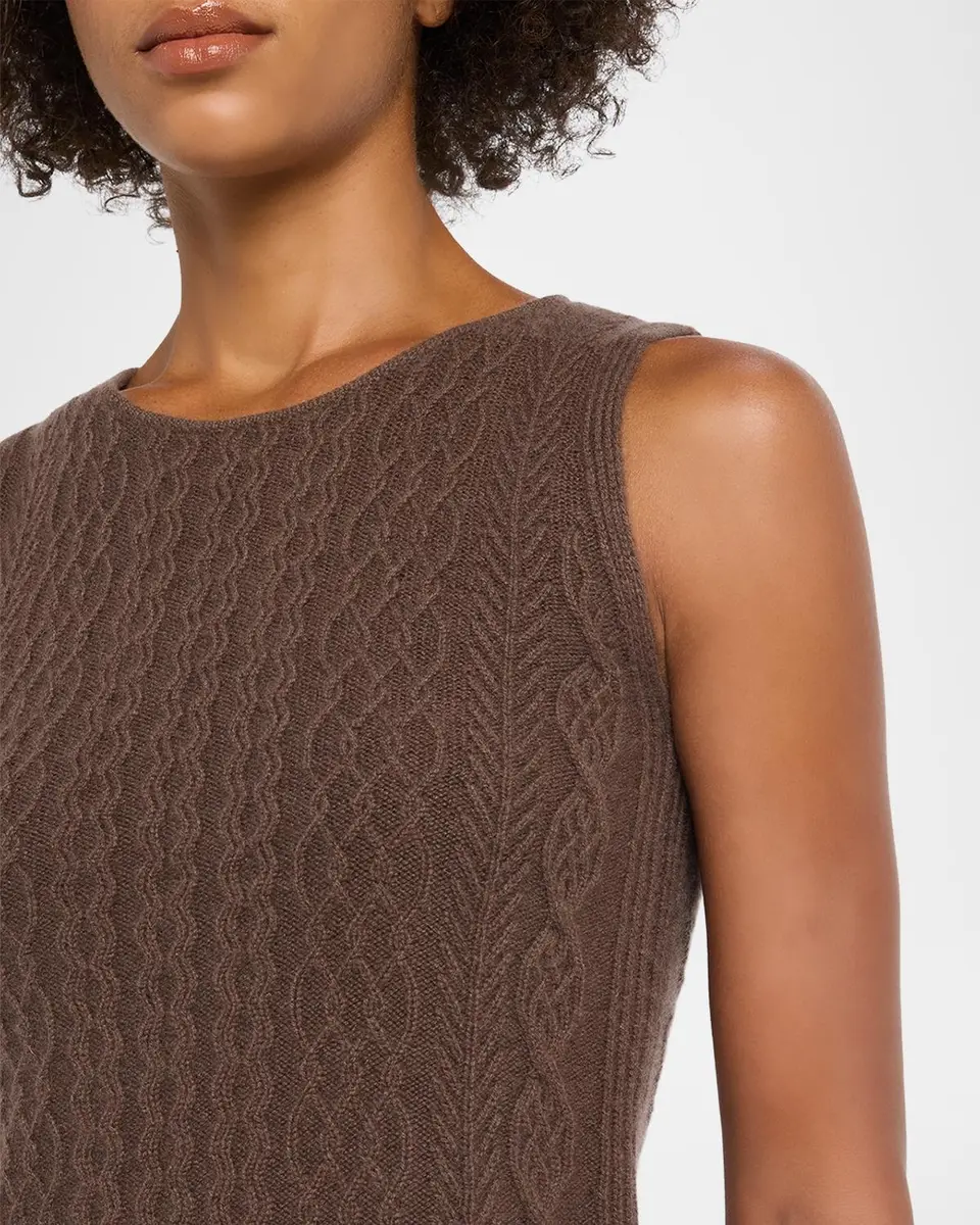 TSE Cashmere Cashmere Cable-Knit Sweater Tank | Thumbnail 5 TSE Cashmere Cashmere Cable-Knit Sweater Tank | Thumbnail 5