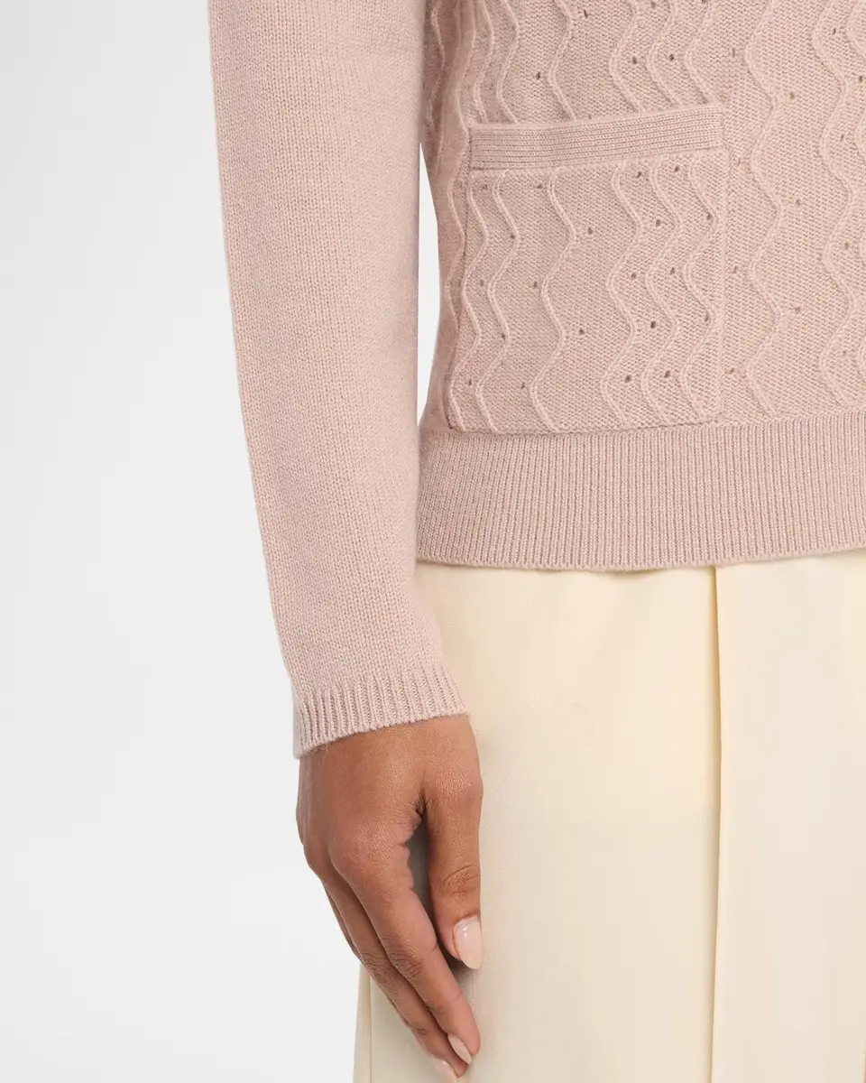 TSE Cashmere Cashmere Textured Button-Front Cardigan | Thumbnail 5 TSE Cashmere Cashmere Textured Button-Front Cardigan | Thumbnail 5