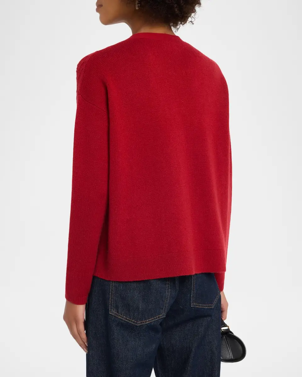 TSE Cashmere Cashmere Textured Button-Front Cardigan | Thumbnail 3 TSE Cashmere Cashmere Textured Button-Front Cardigan | Thumbnail 3