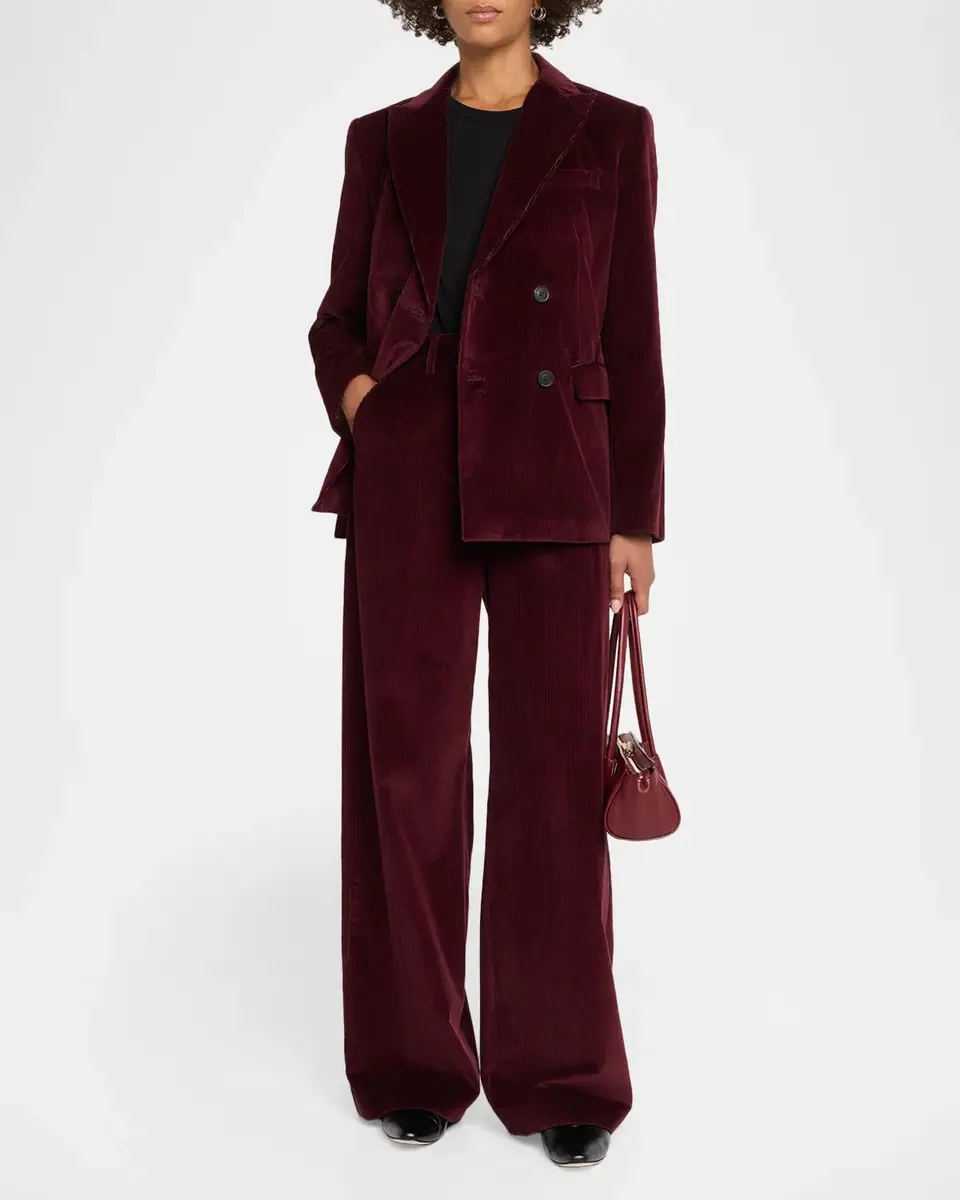 Weekend Max Mara Katanga Double-Breasted Cotton Corduroy Blazer | Thumbnail 2 Weekend Max Mara Katanga Double-Breasted Cotton Corduroy Blazer | Thumbnail 2
