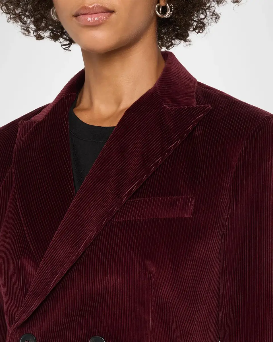 Weekend Max Mara Katanga Double-Breasted Cotton Corduroy Blazer | Thumbnail 5 Weekend Max Mara Katanga Double-Breasted Cotton Corduroy Blazer | Thumbnail 5