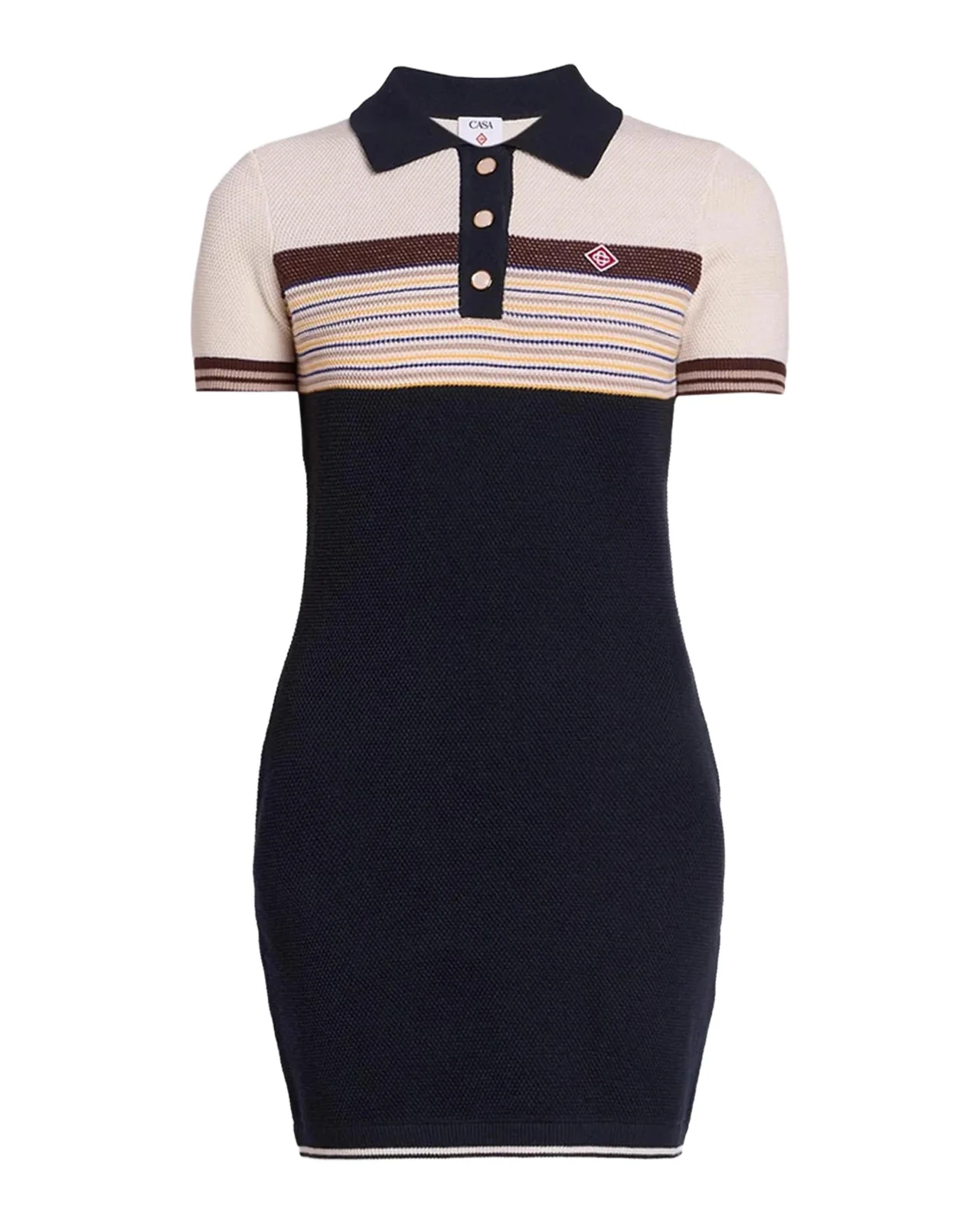 Cafe Stripe Polo Dress