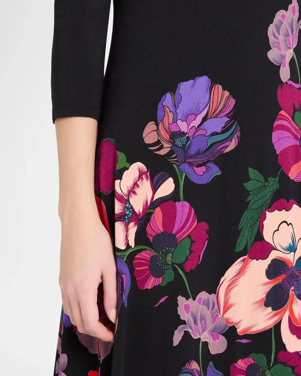 Johnny Was The Janie Floral-Print Favorite Midi Dress | Thumbnail 5 Johnny Was The Janie Floral-Print Favorite Midi Dress | Thumbnail 5