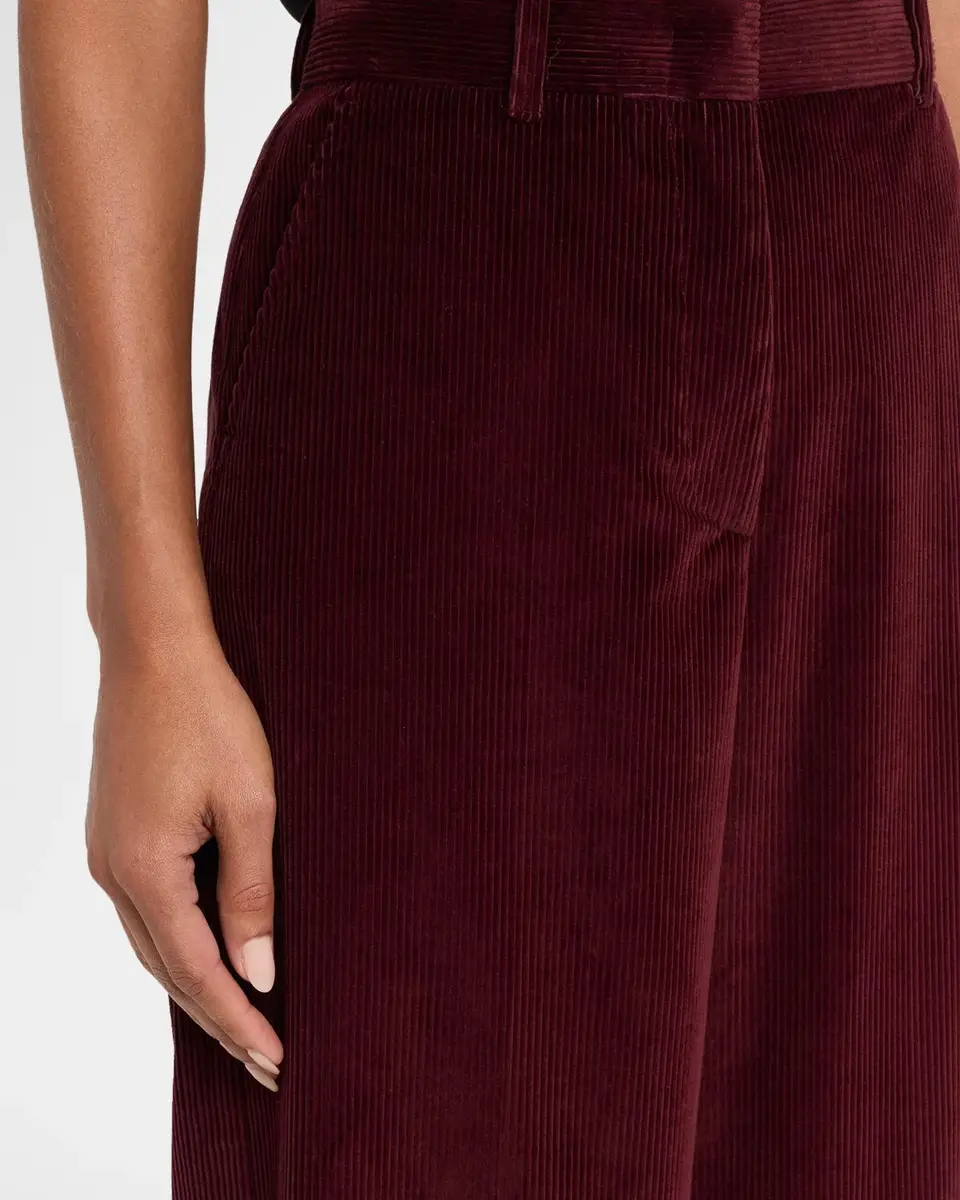 Weekend Max Mara Tania Wide-Leg Cotton Corduroy Trousers | Thumbnail 5