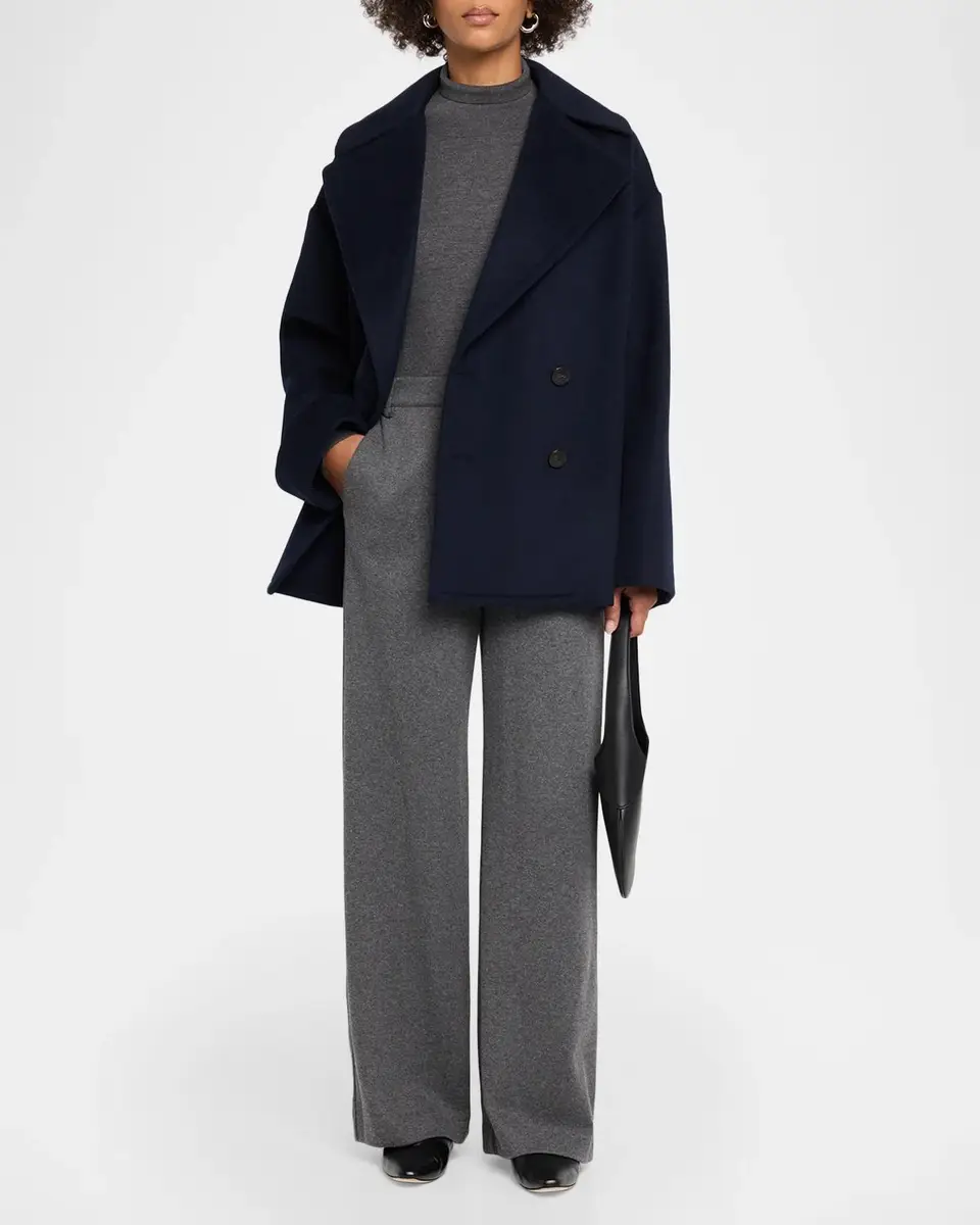 Weekend Max Mara Alpe Double-Sided Wool Peacoat | Thumbnail 2 Weekend Max Mara Alpe Double-Sided Wool Peacoat | Thumbnail 2