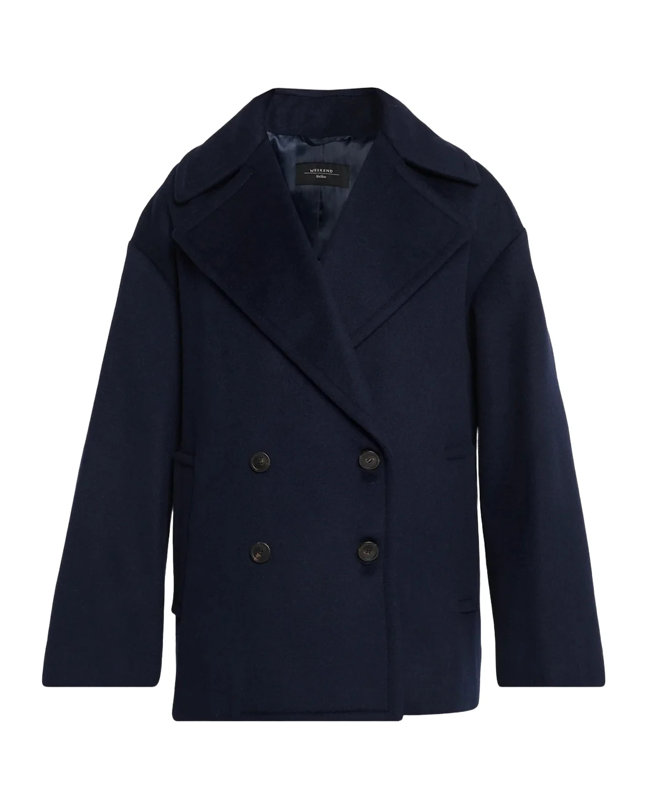 Weekend Max Mara Alpe Double-Sided Wool Peacoat