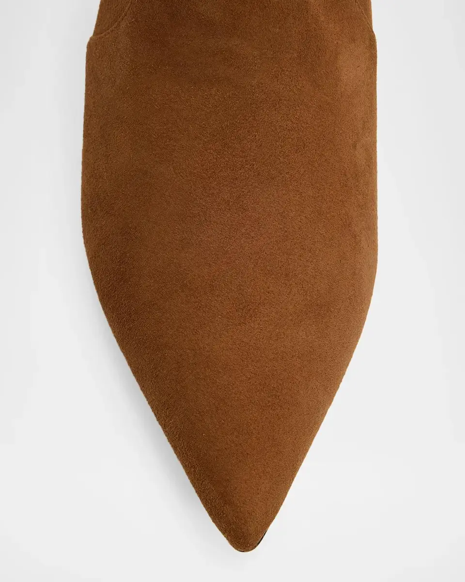 Stuart Weitzman 50mm Vinnie Stretch Suede Booties | Thumbnail 3 Stuart Weitzman 50mm Vinnie Stretch Suede Booties | Thumbnail 3