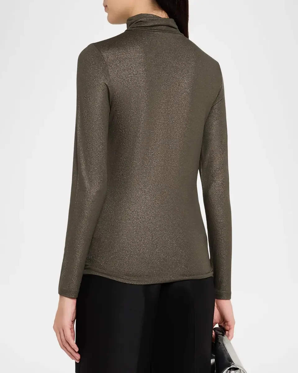 MAJESTIC FILATURES Soft Touch Metallic Crewneck Top | Thumbnail 3 MAJESTIC FILATURES Soft Touch Metallic Crewneck Top | Thumbnail 3