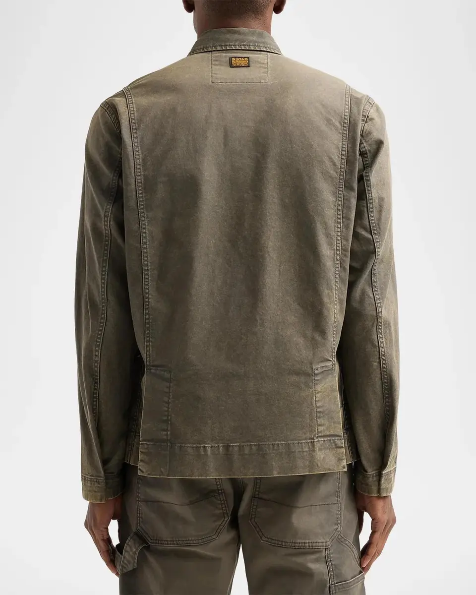 G-Star 4-Pocket Cotton Twill Overshirt | Thumbnail 3 G-Star 4-Pocket Cotton Twill Overshirt | Thumbnail 3