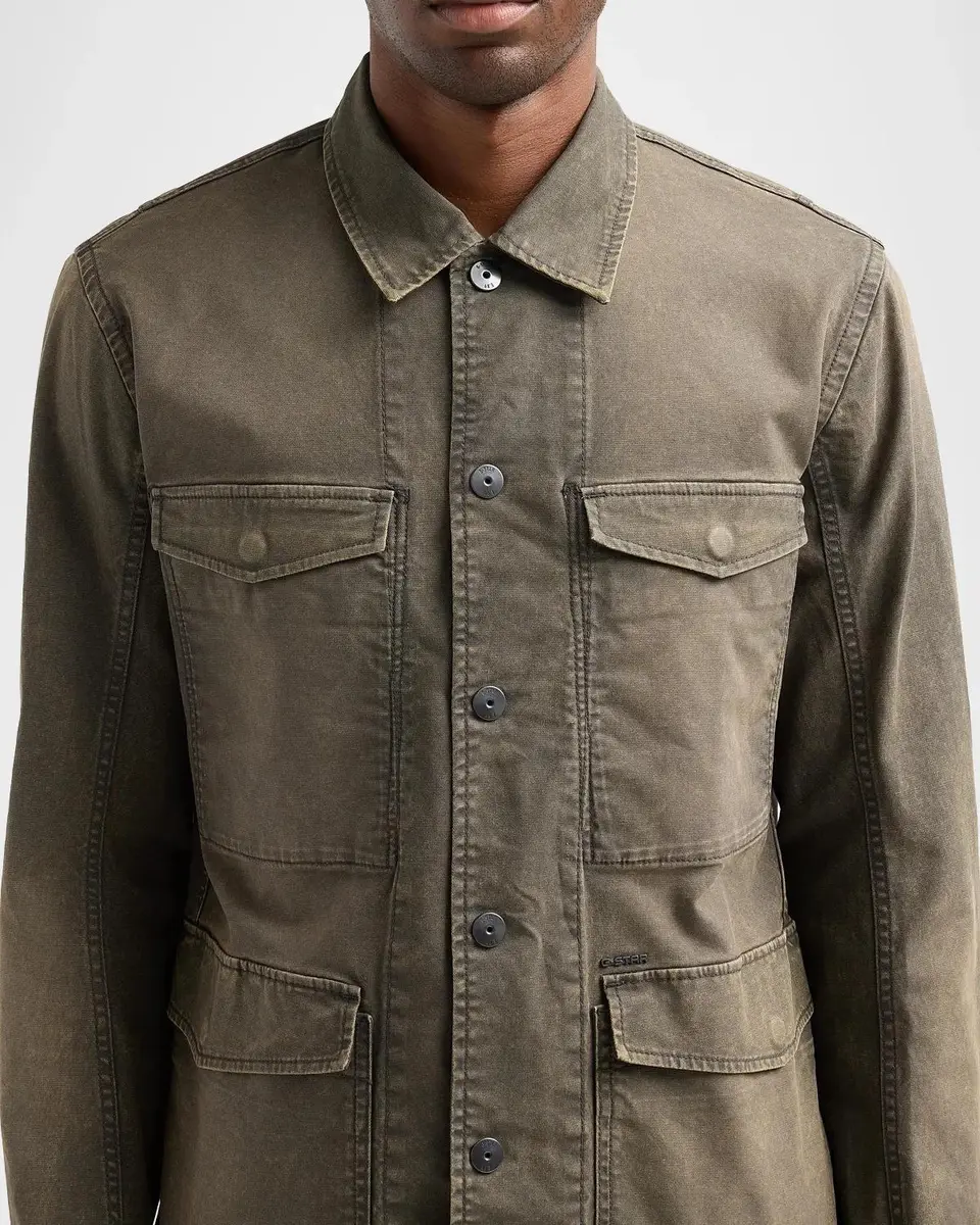 G-Star 4-Pocket Cotton Twill Overshirt | Thumbnail 5 G-Star 4-Pocket Cotton Twill Overshirt | Thumbnail 5