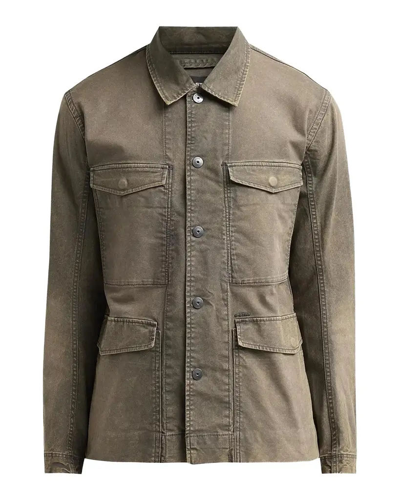 G-Star 4-Pocket Cotton Twill Overshirt