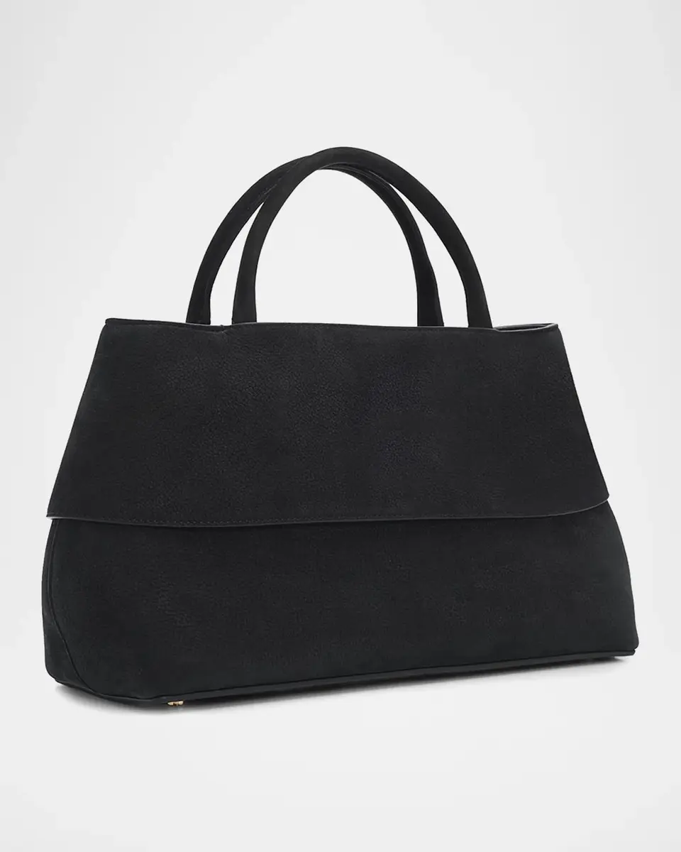 TOTEME Medium Belted Suede Tote Bag | Thumbnail 3 TOTEME Medium Belted Suede Tote Bag | Thumbnail 3