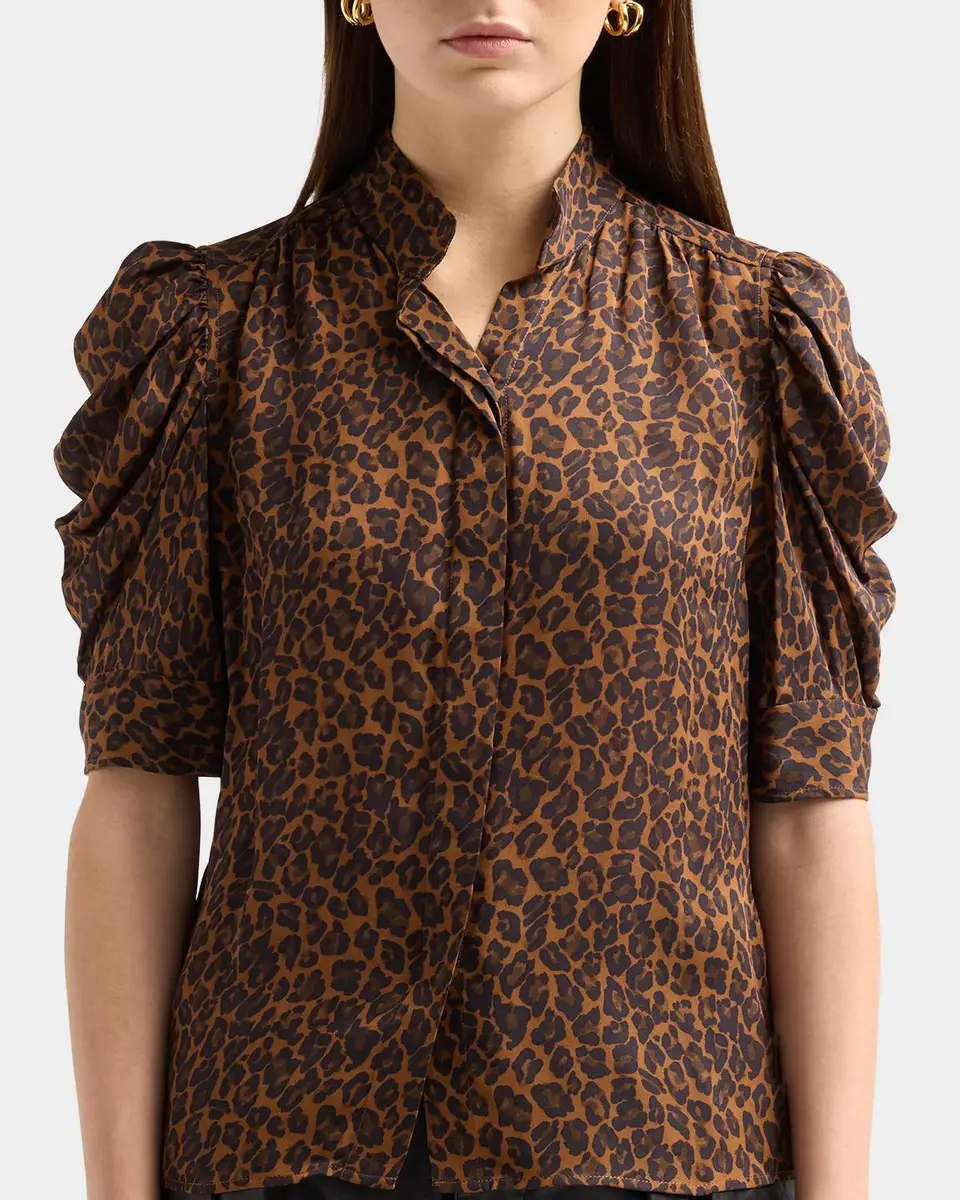 Frame The Gillian Leopard Print Top | Thumbnail 5 Frame The Gillian Leopard Print Top | Thumbnail 5
