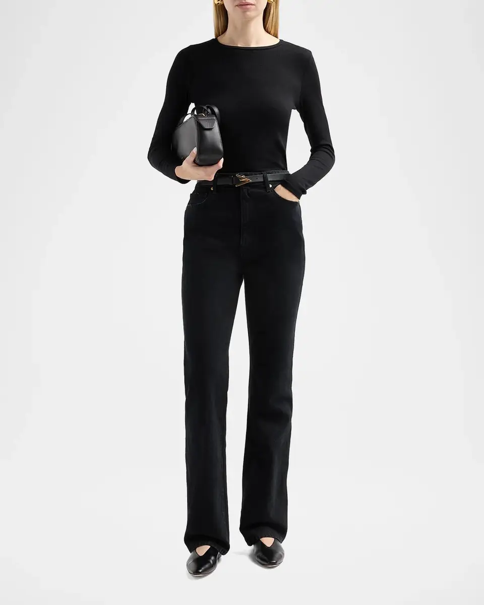 MAJESTIC FILATURES Soft Touch Long-Sleeve Rib Knit Top | Thumbnail 2 MAJESTIC FILATURES Soft Touch Long-Sleeve Rib Knit Top | Thumbnail 2