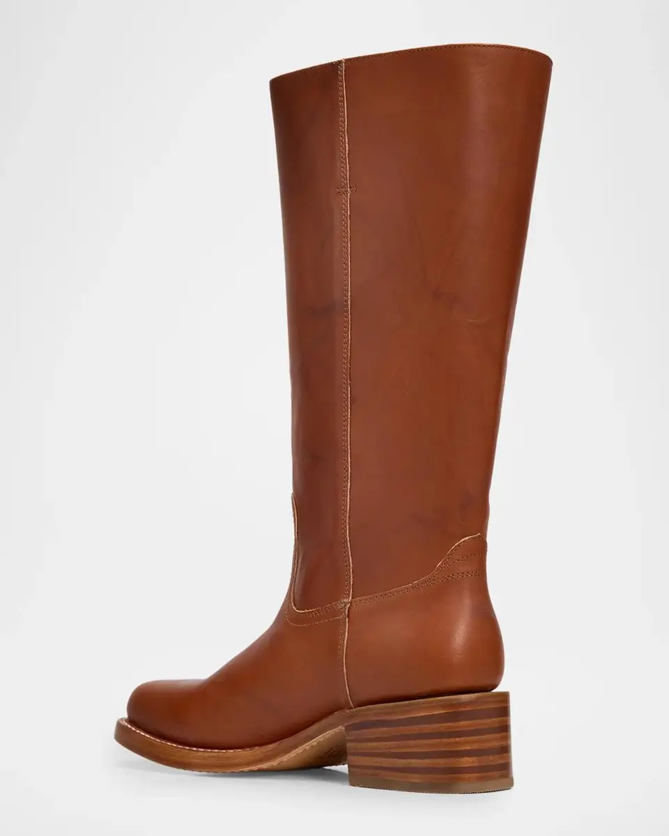 Frye Campus 14L Leather Wide Calf Boots | Thumbnail 2