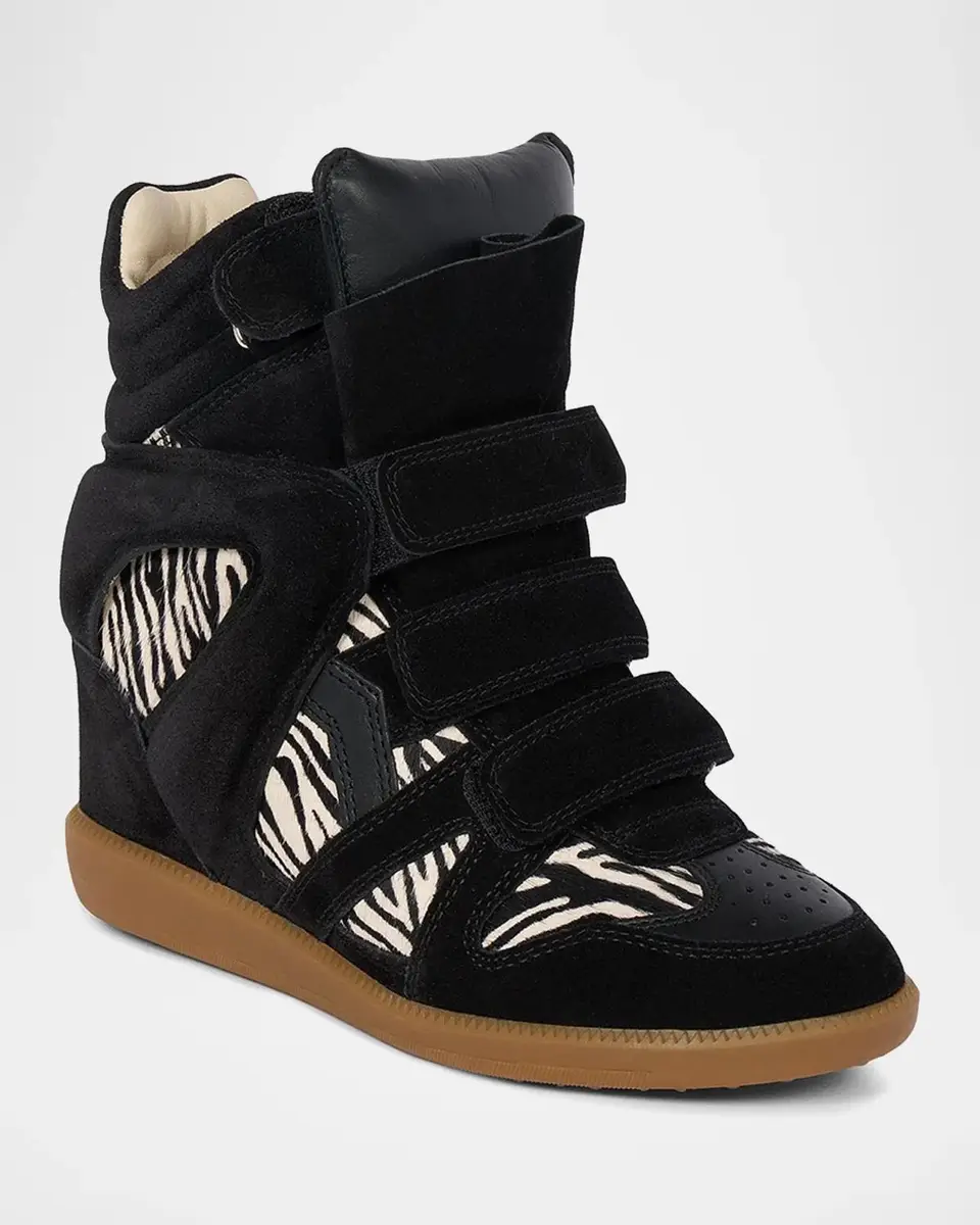 Isabel Marant Bekett Ring 50MM Suede High-Top Sneakers | Thumbnail 2