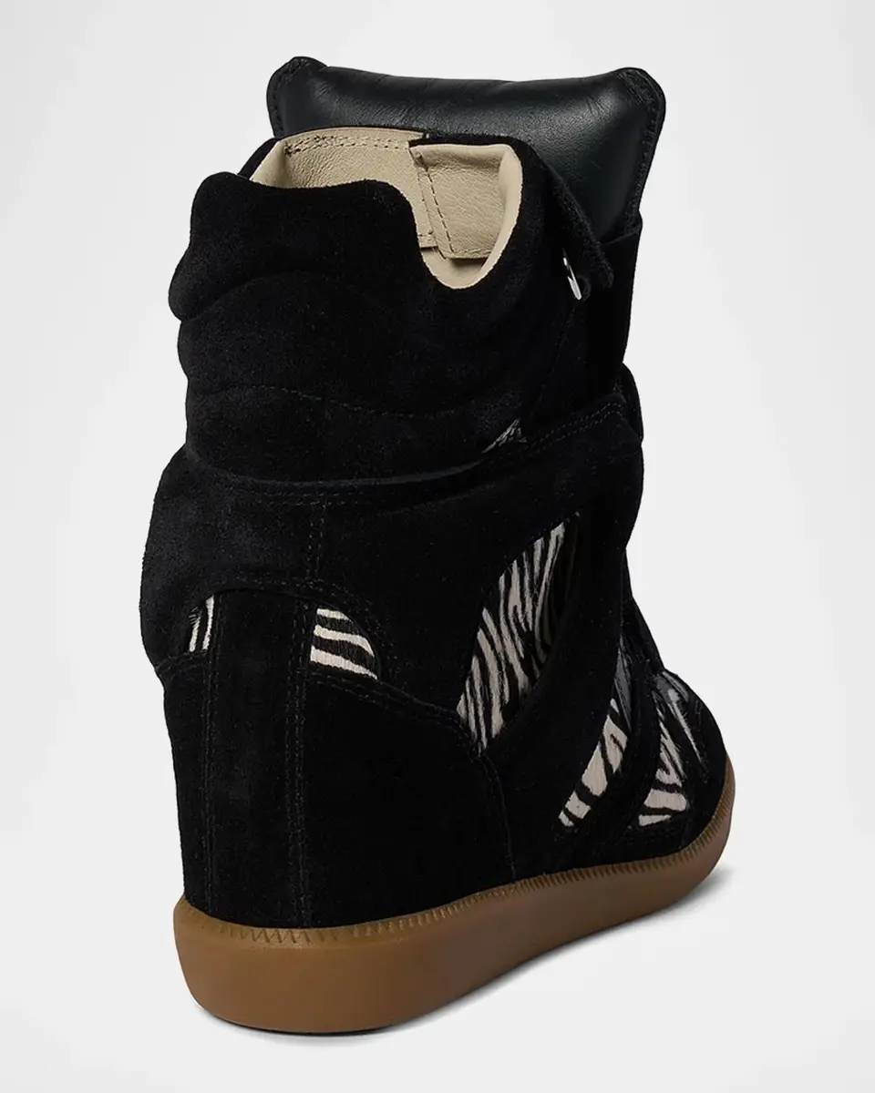 Isabel Marant Bekett Ring 50MM Suede High-Top Sneakers | Thumbnail 3