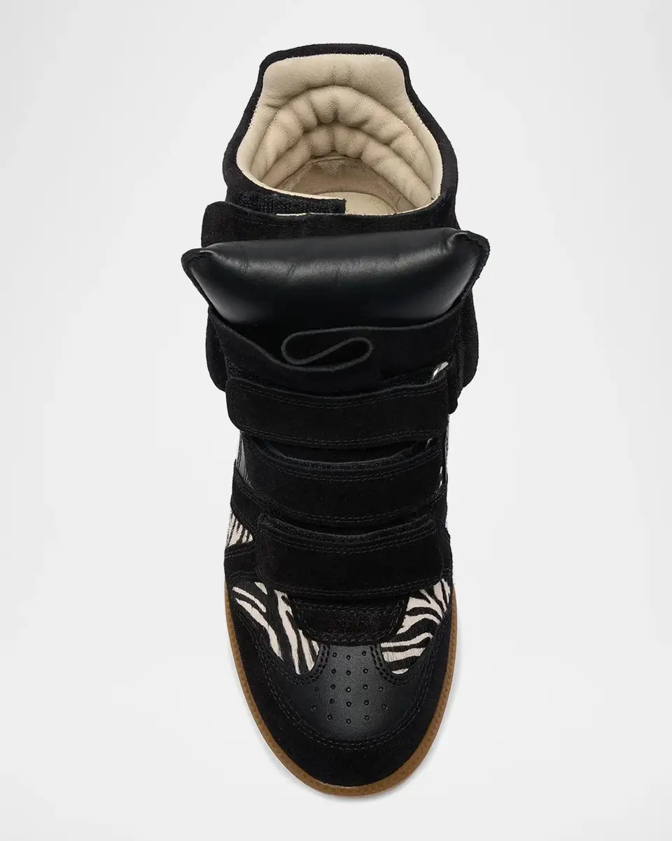 Isabel Marant Bekett Ring 50MM Suede High-Top Sneakers | Thumbnail 4