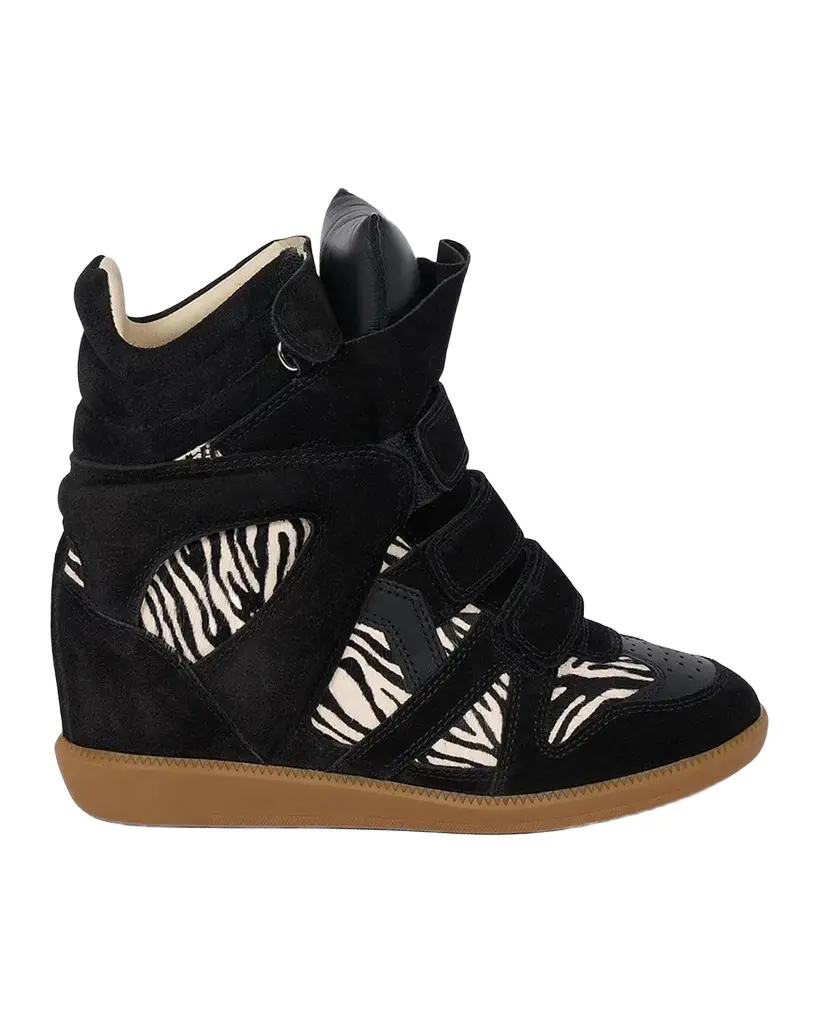 Isabel Marant Bekett Ring 50MM Suede High-Top Sneakers