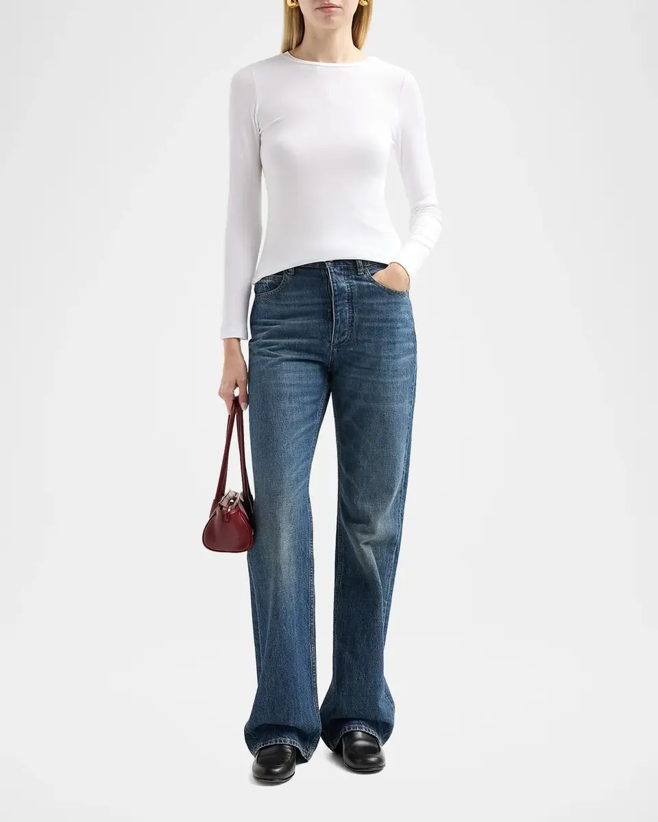 MAJESTIC FILATURES Soft Touch Long-Sleeve Rib Knit Top | Thumbnail 2 MAJESTIC FILATURES Soft Touch Long-Sleeve Rib Knit Top | Thumbnail 2