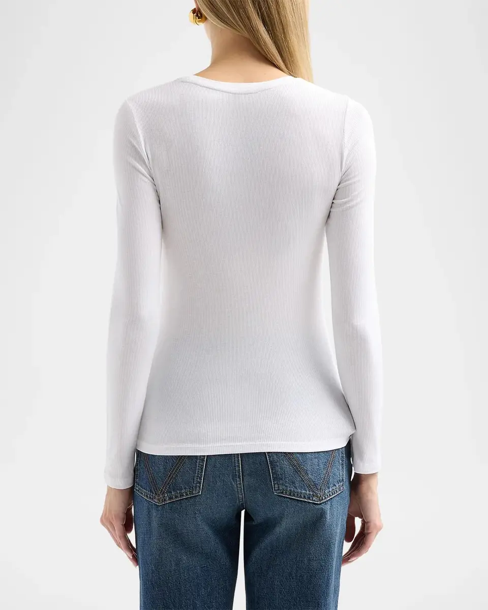 MAJESTIC FILATURES Soft Touch Long-Sleeve Rib Knit Top | Thumbnail 3 MAJESTIC FILATURES Soft Touch Long-Sleeve Rib Knit Top | Thumbnail 3