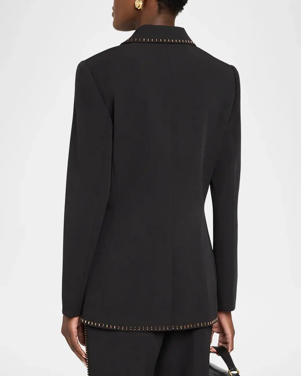 Elie Tahari The Margaret Crystal-Trim Suit Jacket | Thumbnail 3