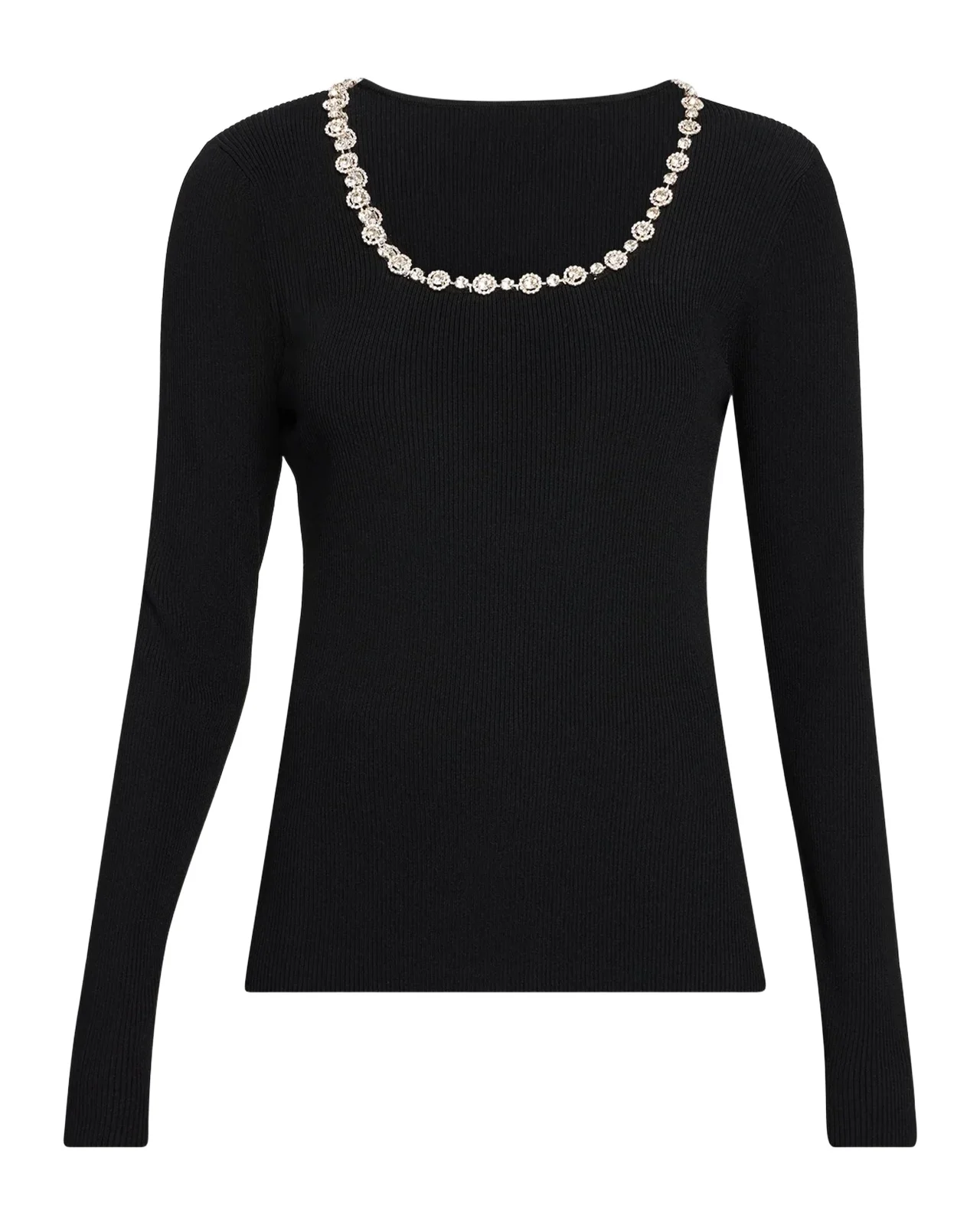 Isabel Crystal-Trimmed Sweater